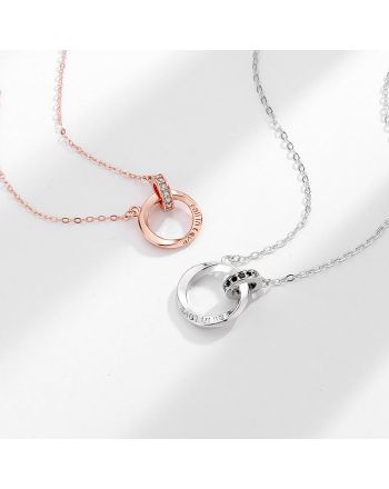 All in Love Couple's Matching Necklace, Valentine Jewelry | P113