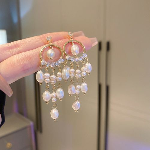 Freshwater Pearl Chandelier Earrings | HE9269