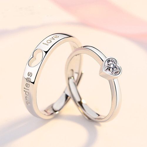 Endless Love Heart Promise Rings | S136