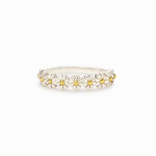 Flower Blossom Daisy Stacking Ring Mother's Day Ring Gift| YS011