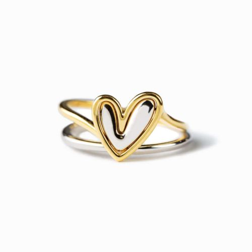 Self Love Mini Heart Stacking Ring Set | YS020